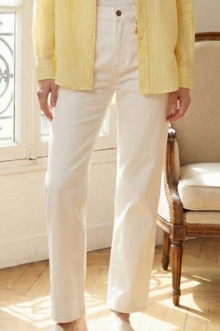 jeans donna bianco e denim