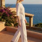 completo in lino minimal lavezzo milano