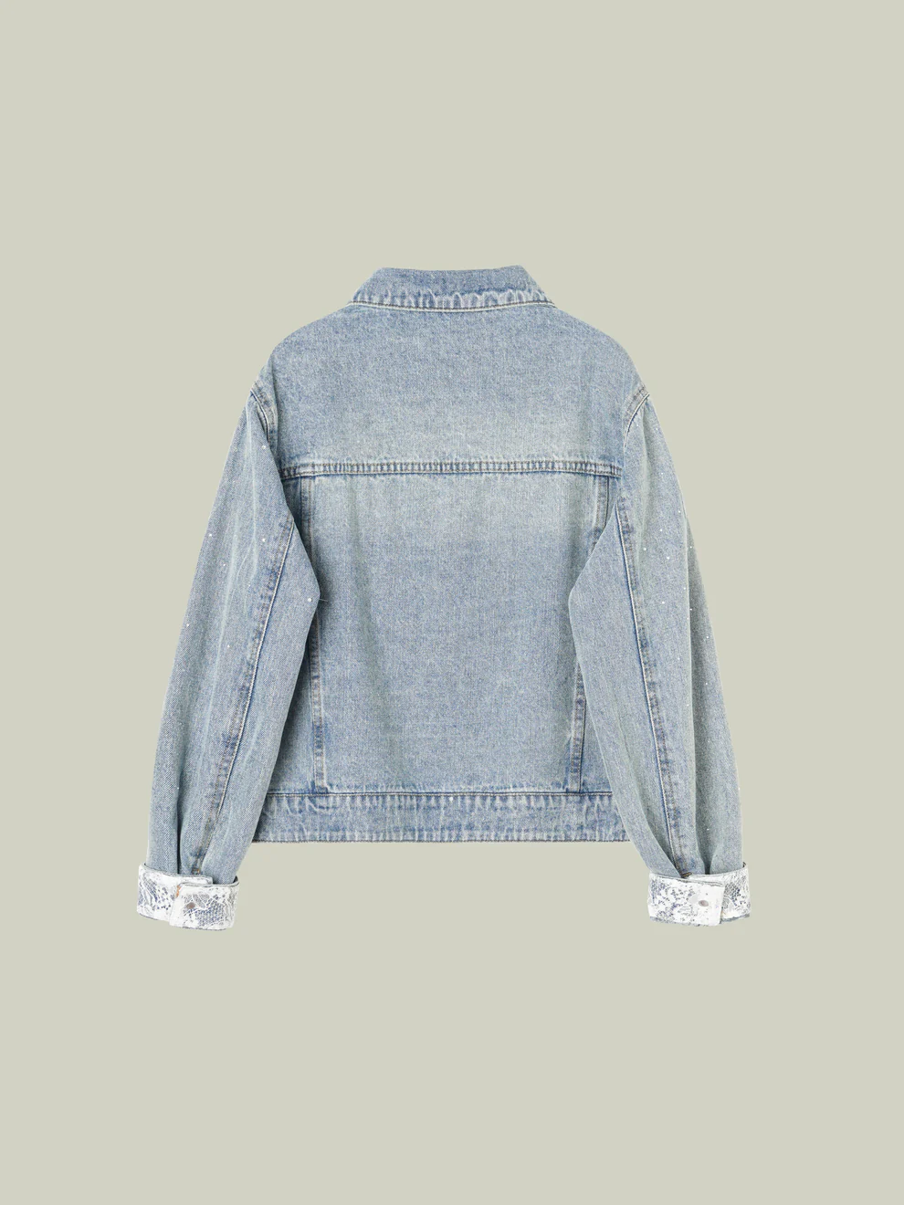 giacca denim chiaro donna lavezzo milano